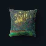 Claude Monet - Ecke eines Teiches mit Wasserlilien Kissen<br><div class="desc">Coin du bassin aux nympheas / Corner of a Pond with Wasserlilien - Claude Monet,  Oil on Leinwand,  1918</div>