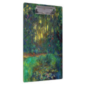 Claude Monet - Ecke eines Teiches mit Wasserlilien Klemmbrett (Rechts)
