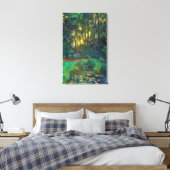 Claude Monet - Ecke eines Teiches mit Wasserlilien Leinwanddruck (Insitu (Schlafzimmer))