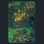 Claude Monet - Ecke eines Teiches mit Wasserlilien Magnet<br><div class="desc">Coin du bassin aux nympheas / Corner of a Pond with Wasserlilien - Claude Monet,  Oil on Leinwand,  1918</div>