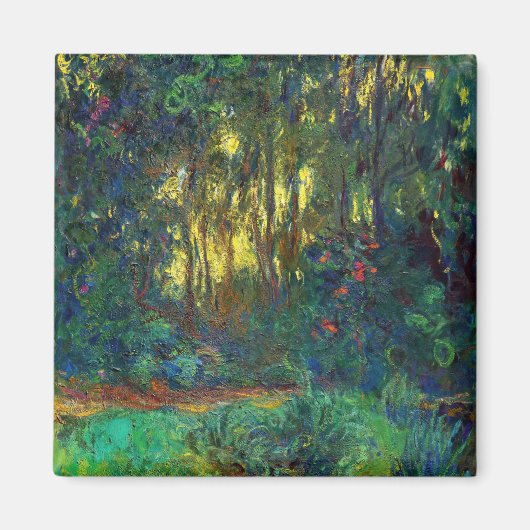 Claude Monet - Ecke eines Teiches mit Wasserlilien Magnet (Vorne)