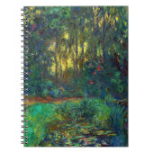 Claude Monet - Ecke eines Teiches mit Wasserlilien Notizblock (Vorderseite)