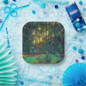 Claude Monet - Ecke eines Teiches mit Wasserlilien Pappteller (Party)