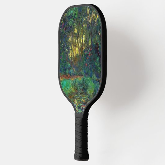 Claude Monet - Ecke eines Teiches mit Wasserlilien Pickleball Schläger (Links)