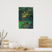 Claude Monet - Ecke eines Teiches mit Wasserlilien Poster (Küche)