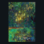 Claude Monet - Ecke eines Teiches mit Wasserlilien Poster<br><div class="desc">Coin du bassin aux nympheas / Corner of a Pond with Wasserlilien - Claude Monet,  Oil on Leinwand,  1918</div>