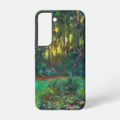 Claude Monet - Ecke eines Teiches mit Wasserlilien Samsung Galaxy Hülle (Rückseite)