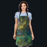 Claude Monet - Ecke eines Teiches mit Wasserlilien Schürze<br><div class="desc">Coin du bassin aux nympheas / Corner of a Pond with Wasserlilien - Claude Monet,  Oil on Leinwand,  1918</div>