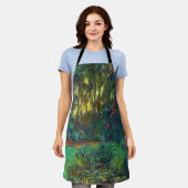 Claude Monet - Ecke eines Teiches mit Wasserlilien Schürze (Getragen)