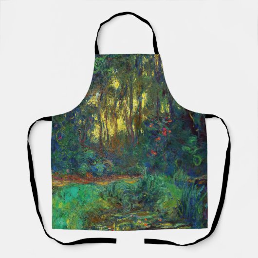 Claude Monet - Ecke eines Teiches mit Wasserlilien Schürze (Vorderseite)