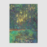 Claude Monet - Ecke eines Teiches mit Wasserlilien Seidenpapier<br><div class="desc">Coin du bassin aux nympheas / Corner of a Pond with Wasserlilien - Claude Monet,  Oil on Leinwand,  1918</div>