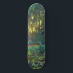 Claude Monet - Ecke eines Teiches mit Wasserlilien Skateboard<br><div class="desc">Coin du bassin aux nympheas / Corner of a Pond with Wasserlilien - Claude Monet,  Oil on Leinwand,  1918</div>