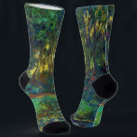 Claude Monet - Ecke eines Teiches mit Wasserlilien Socken<br><div class="desc">Coin du bassin aux nympheas / Corner of a Pond with Wasserlilien - Claude Monet,  Oil on Leinwand,  1918</div>