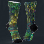 Claude Monet - Ecke eines Teiches mit Wasserlilien Socken<br><div class="desc">Coin du bassin aux nympheas / Corner of a Pond with Wasserlilien - Claude Monet,  Oil on Leinwand,  1918</div>