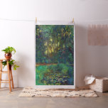 Claude Monet - Ecke eines Teiches mit Wasserlilien Stoff<br><div class="desc">Coin du bassin aux nympheas / Corner of a Pond with Wasserlilien - Claude Monet,  Oil on Leinwand,  1918</div>