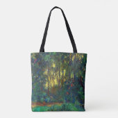 Claude Monet - Ecke eines Teiches mit Wasserlilien Tasche (Rückseite)