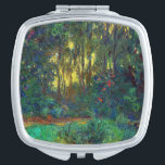 Claude Monet - Ecke eines Teiches mit Wasserlilien Taschenspiegel<br><div class="desc">Coin du bassin aux nympheas / Corner of a Pond with Wasserlilien - Claude Monet,  Oil on Leinwand,  1918</div>