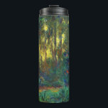 Claude Monet - Ecke eines Teiches mit Wasserlilien Thermosbecher<br><div class="desc">Coin du bassin aux nympheas / Corner of a Pond with Wasserlilien - Claude Monet,  Oil on Leinwand,  1918</div>