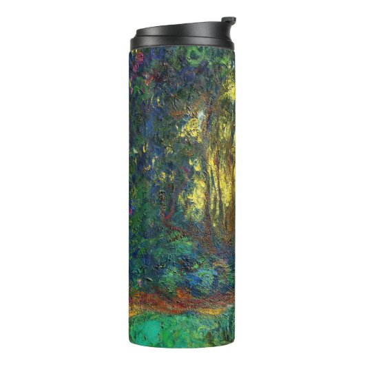 Claude Monet - Ecke eines Teiches mit Wasserlilien Thermosbecher (Nach links gedreht)