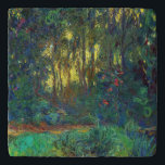 Claude Monet - Ecke eines Teiches mit Wasserlilien Töpfeuntersetzer<br><div class="desc">Coin du bassin aux nympheas / Corner of a Pond with Wasserlilien - Claude Monet,  Oil on Leinwand,  1918</div>