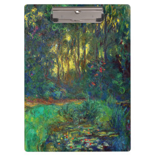 Claude Monet - Ecke eines Teichs mit Seerosen Klemmbrett