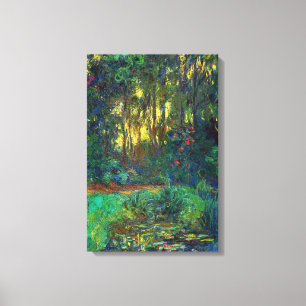 Claude Monet - Ecke eines Teichs mit Seerosen Leinwanddruck