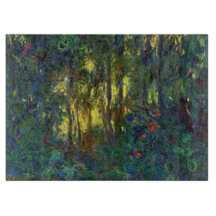 Claude Monet - Ecke eines Teichs mit Seerosen Schneidebrett