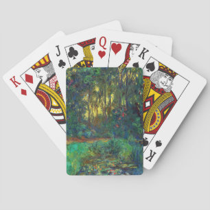 Claude Monet - Ecke eines Teichs mit Seerosen Spielkarten