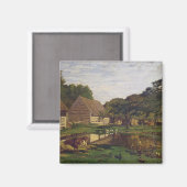 Claude Monet | Ein Bauernhof in der Normandie Magnet (Vorderseite/Rückseite)