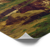 Claude Monet | Ein Bauernhof in der Normandie Poster (Ecke)