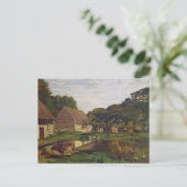 Claude Monet | Ein Bauernhof in der Normandie Postkarte (Stehend Vorderseite)