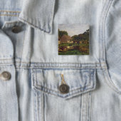 Claude Monet | ein Hof in Normandie Button (Beispiel)