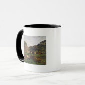 Claude Monet | ein Hof in Normandie Tasse (Vorderseite Links)