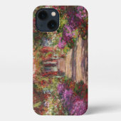 Claude Monet | Ein Weg im Monet-Garten iPhone Hülle (Rückseite)