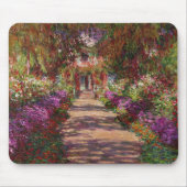 Claude Monet | Ein Weg im Monet-Garten Mousepad (Vorne)