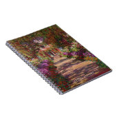 Claude Monet | Ein Weg im Monet-Garten Notizblock (Rechte Seite)