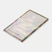 Claude Monet | Ein Weg im Monet-Garten Post-it Klebezettel (angewinkelt)