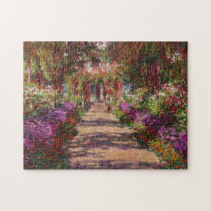 Claude Monet   Ein Weg im Monet-Garten Puzzle
