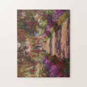 Claude Monet | Ein Weg im Monet-Garten Puzzle (Vertikal)