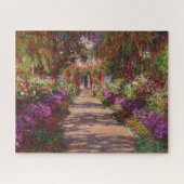 Claude Monet | Ein Weg im Monet-Garten Puzzle (Horizontal)