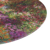 Claude Monet | Ein Weg im Monet-Garten Schneidebrett (Ecke)