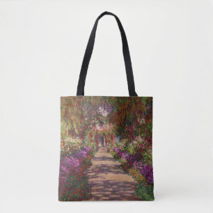 Claude Monet   Ein Weg im Monet-Garten Tasche