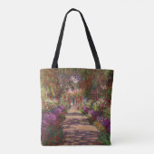 Claude Monet | Ein Weg im Monet-Garten Tasche (Rückseite)