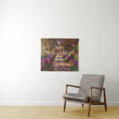 Claude Monet | Ein Weg im Monet-Garten Wandteppich (Beispiel (Horizontal))