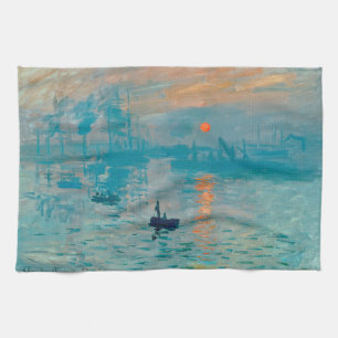 CLAUDE MONET - Eindruck, Sonnenaufgang 1872 Küchentuch