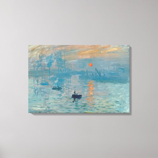 CLAUDE MONET - Eindruck, Sonnenaufgang 1872 Leinwanddruck (Vorderseite)