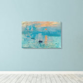 CLAUDE MONET - Eindruck, Sonnenaufgang 1872 Leinwanddruck (Insitu (Holzboden))
