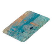 CLAUDE MONET - Eindruck, Sonnenaufgang 1872 Magnet (Linke Seite)