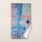 Claude Monet - Eindruck, Sonnenaufgang Badhandtuch Set (Handtuch)