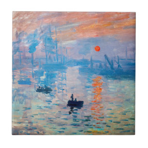 Claude Monet - Eindruck, Sonnenaufgang Fliese
